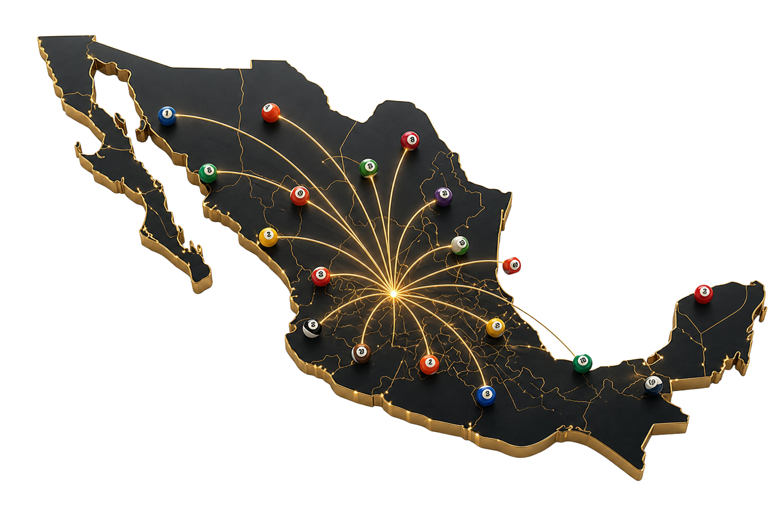 Envíos de mesas de billar a toda la República Mexicana