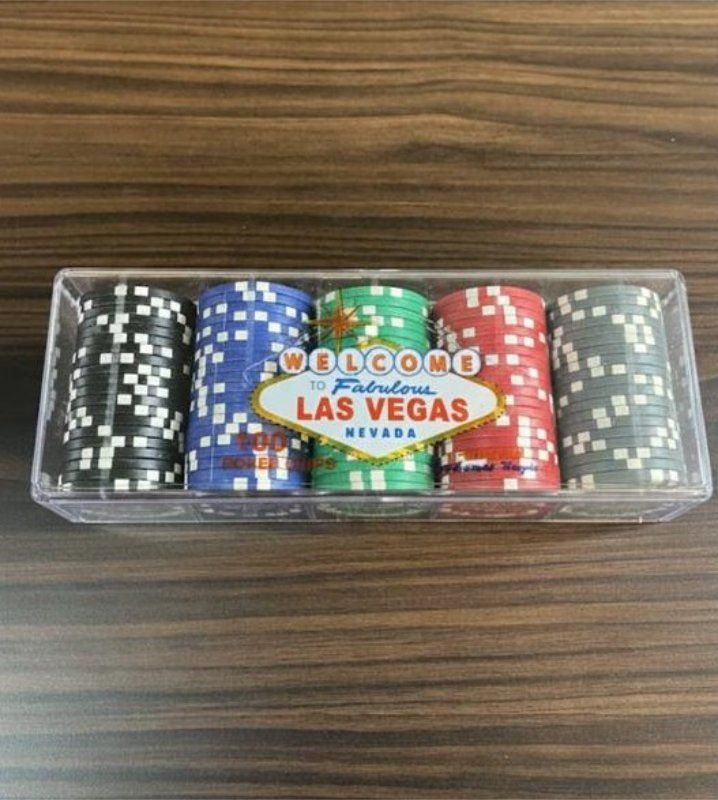 Estuche para fichas de póker
